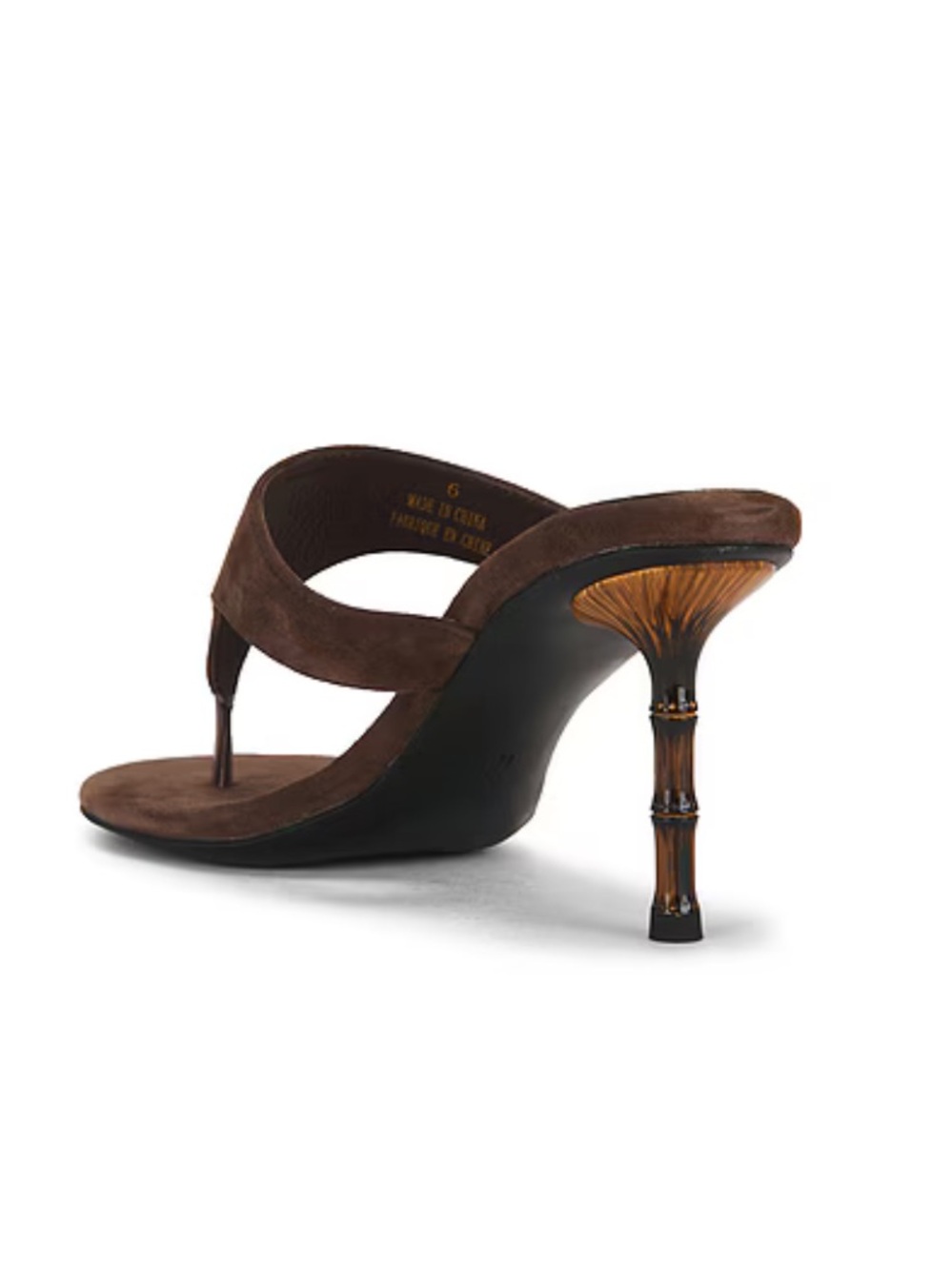 Jeffrey Campbell Marilla Sandals Coffee Suede Brown heels shoes Revolve 8 - Picture 5 of 12